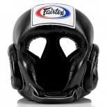 Боксерский шлем Fairtex (HG-6 black) "Competition"
